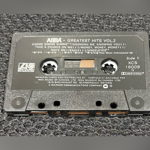 ABBA - Greatest Hits Vol. 2 Cassette Tape (Vintage, Atlantic Records) - Picture 2 of 7